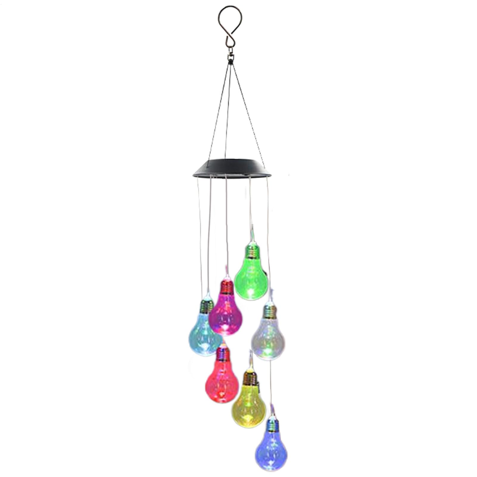Carillon A Energia Solare - Luci LED Per Carillon Colorati | Illuminazione Ambientale Con Cambio Colori, Decorazioni Da Giardino E Esterno Per Cortile, Terrazzo, E Viali