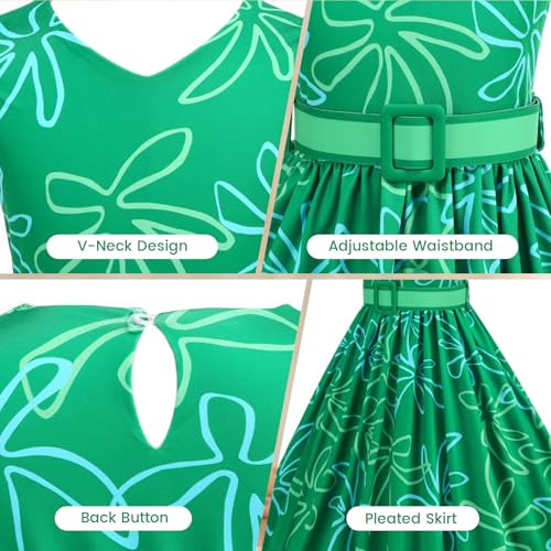 Disfraz verde Disgust para niña 3-4 años miniatura 6