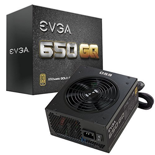 EVGA 210-GQ-0650-V1 650 GQ 80+ GOLD, 650W ECO Mode Semi Modular NVIDIA SLI & Crossfire Ready 5 Year Warranty by EVGA [���s�A���i]
