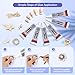 FITTDYHE 6PCS Jewelry Glue - 15ML/0.5fl oz Clear DIY Craft Glue for Rhinestones, Waterproof Strong Bond Adhesive for Phone Repair, Nail Art, Shoes, Fabric, Metal, Glass