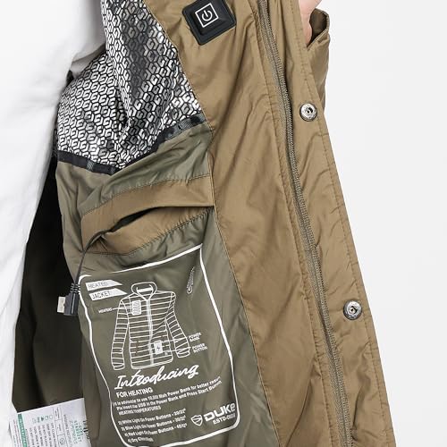Image of Duke Stardust Men Full Sleeve Heater Jacket