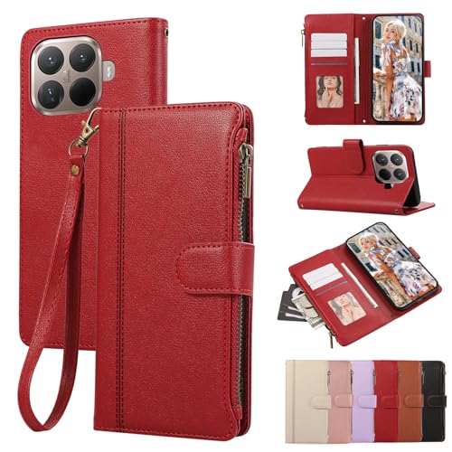 KW-LINK �p�� Xiaomi 15T Pro �P�[�X �蒠�^ Xiaomi15t Pro �P�[�X �蒠�^ ���K���� �t�@�X�i�[�^ �g�уJ�o�[ �R�C���|�P�b�g �J�[�h���[ ���z�^ �V���I�~15tPro �蒠�^�P�[�X �X�^���h�@�\ �}�O�l�b�g�� Xiao