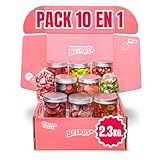 BELROS Mega Pack 2,3 kg de Caramelos y Gominolas. Regalos, Celebraciones, Cumpleaños, Halloween, Navidad. Golosinas en botes. Cesta de dulces y golosinas. Caja Regalo