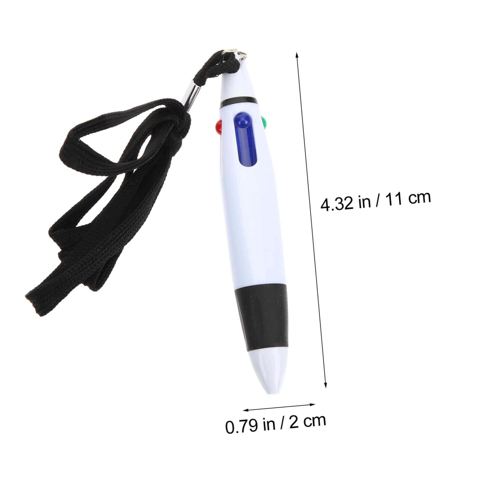 NUOBESTY 3 Set Penna A Sfera Penne A Sfera Penne Nere A Punta Fine Catena Evidenziatori Multi Ufficio Roller Per Penna Dell'infermiera Plastica Black 10 Pezzi * 3