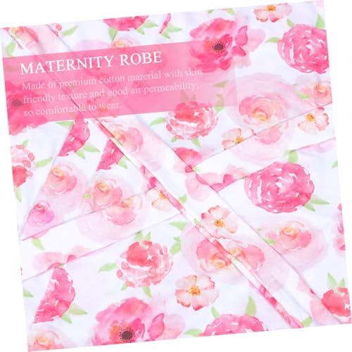 Peignoir de maternité avec bandeau et couverture de naissance assortis