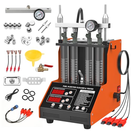 Fuel Injector Cleaner Tester Kit for 4-Cylinder Engines
