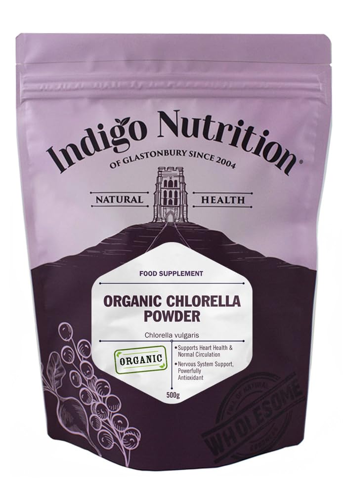 Indigo Herbs Chlorella in Polvere Biologica 500g