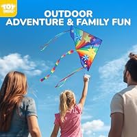 TOY Life Rainbow Delta Kite 59in for Kids & Adults, Easy-Fly Toy, Ages 3-8 — image 8