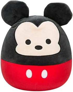 Disney Squishmallow 8 Mickey Mouse Kelly Toys Super Soft Stuffed Plush Toy Pillow