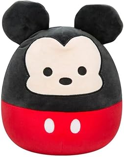 Disney Squishmallow 8” Mickey Mouse Kelly Toys Super Soft Stuffed Plush Toy Pillow