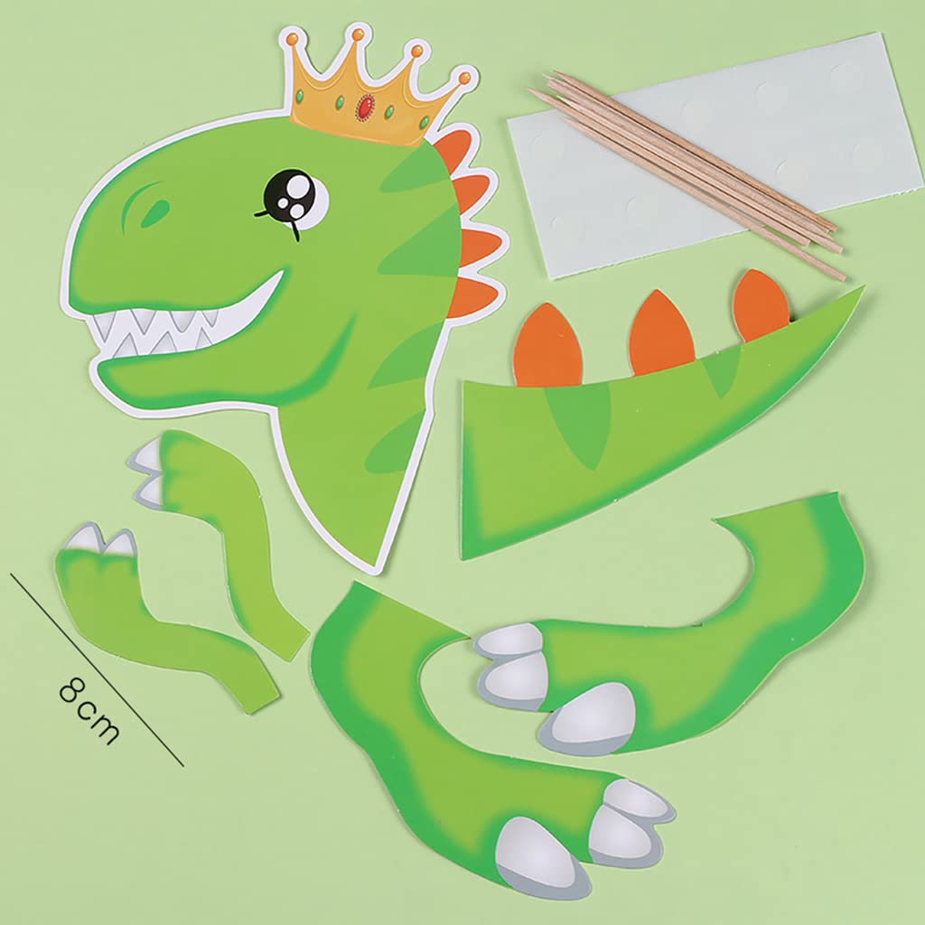 Dinosaurier-Kuchendeko-Set – Mit „Happy Birthday“-Banner, Dino-Figuren & Blatt-Deko – Für Kindergeburtstag, Babyparty, Dschungel-Thema