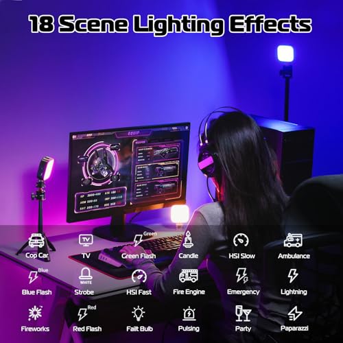 Luz LED portátil Ulanzi U60 para iluminar tus videoblogs diarios con colores RGB vibrantes 4