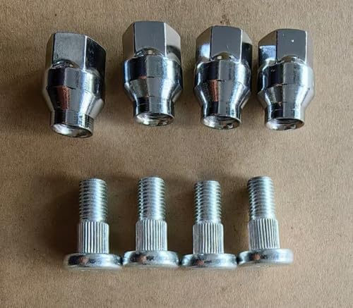 85-1116 Front Rear Wheel Studs # 0402-974 & Lug Nuts 0423-618 Rep...