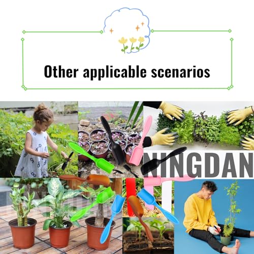 10 Cucharas de Suelo para Bonsái, Herramientas de Jardín Plásticas miniatura 5
