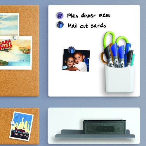 Quartet Suporte magnético para caneta e lápis, preto (48120-BK)