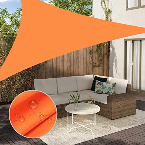 Neween Shade Sail, 6'7''x 6'7''x 6'7'' Sun Shade Sail Triangle Waterproof for Patio Yard Deck...