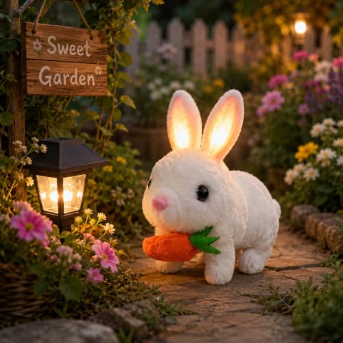 Image of Interactive Walking Bunny Toy