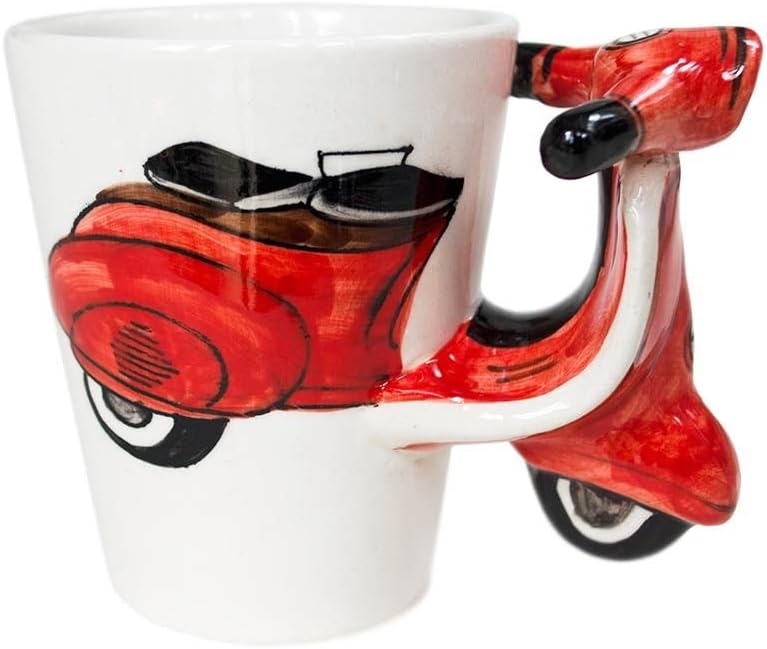 Life Arts Vespa Handmade Gift, Coffee Mug