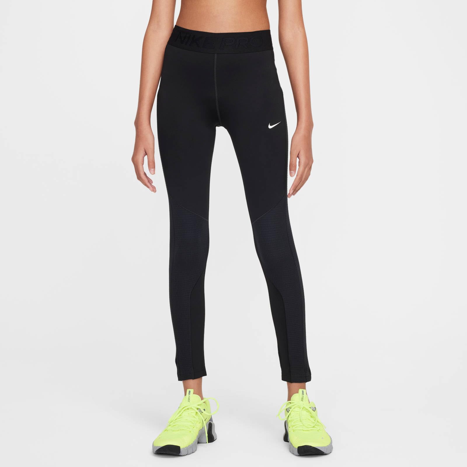 Nike - PRO Therma-Fit Leggings mit Mittelhohem Bund (Mädchen), Leggings Bambine e Ragazze