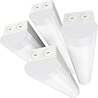 Vista 1 de Lámparas LED de 4 pies para tienda de 40/30/20 W, tira LED de 4 pies de iluminación 3/4/5000K ajustable, luces lineales LED comerciales