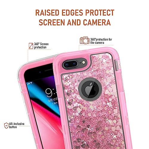 Coque de téléphone pour iPhone 6 Plus 6S Plus 7 Plus 8 Plus hybride antichoc - 3