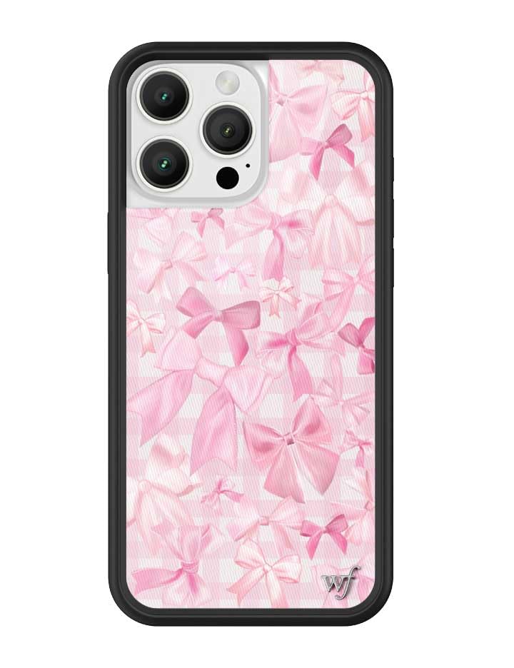 Image of Wildflower Cases - Compatible with iPhone 16 Pro Max | Protective Bumper, 6.5ft Drop Test Certified, Women Owned Small Business | Bow Beau