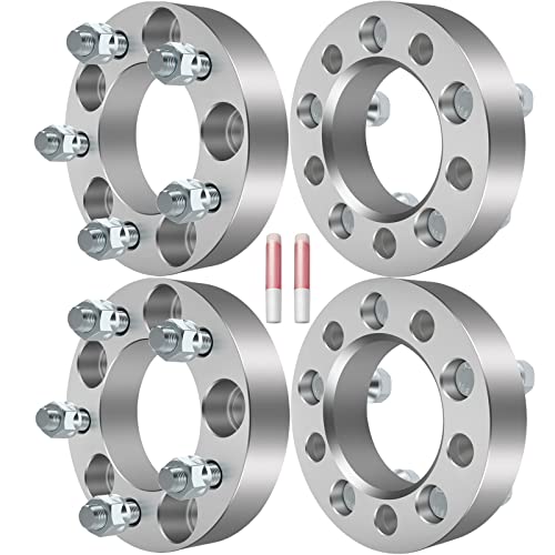 ECCPP 4PCS 1.25" 5 lug Wheel Spacers 5x4.5 5x114.3 Wheel Spacers Kits with 12x1.5 Studs 82.5mm fit 1993-1997 for Probe 1990-1995 for 929
