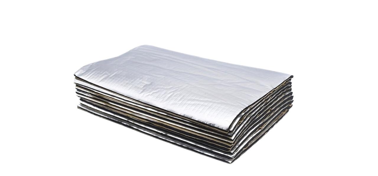 Automobile Insulation 10Pcs Car Sound Deadening Mat Material Noise Insulation(50x30cm)