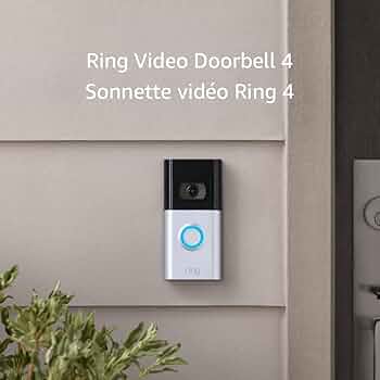 Ring Video Doorbell 4 - Enhanced Video and Connectivity