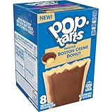 Pop-Tarts Toaster Pastries, Breakfast Foods, Kids Snacks, Value Pack, Frosted Boston Creme Donut (96 Count)