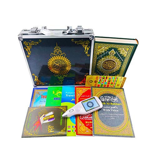 Sucastle LCD Digital Quran Pen Reader Holy Quran Pena for Muslim Word by Word Qaida Nouraniah Talking Dictionary Sahih Bukhari Muslim Hajj Umrah