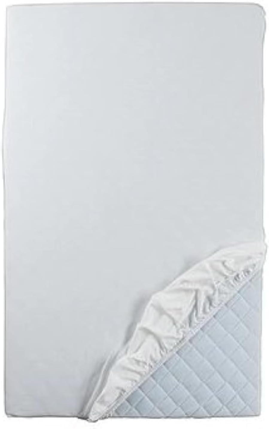Sleep Factory by Zisa Dreams - Mattress Protector | Waterproof, Comfort Collection 100% Jersey Cotton Top - Queen Size, Up to 18โ Depth, White