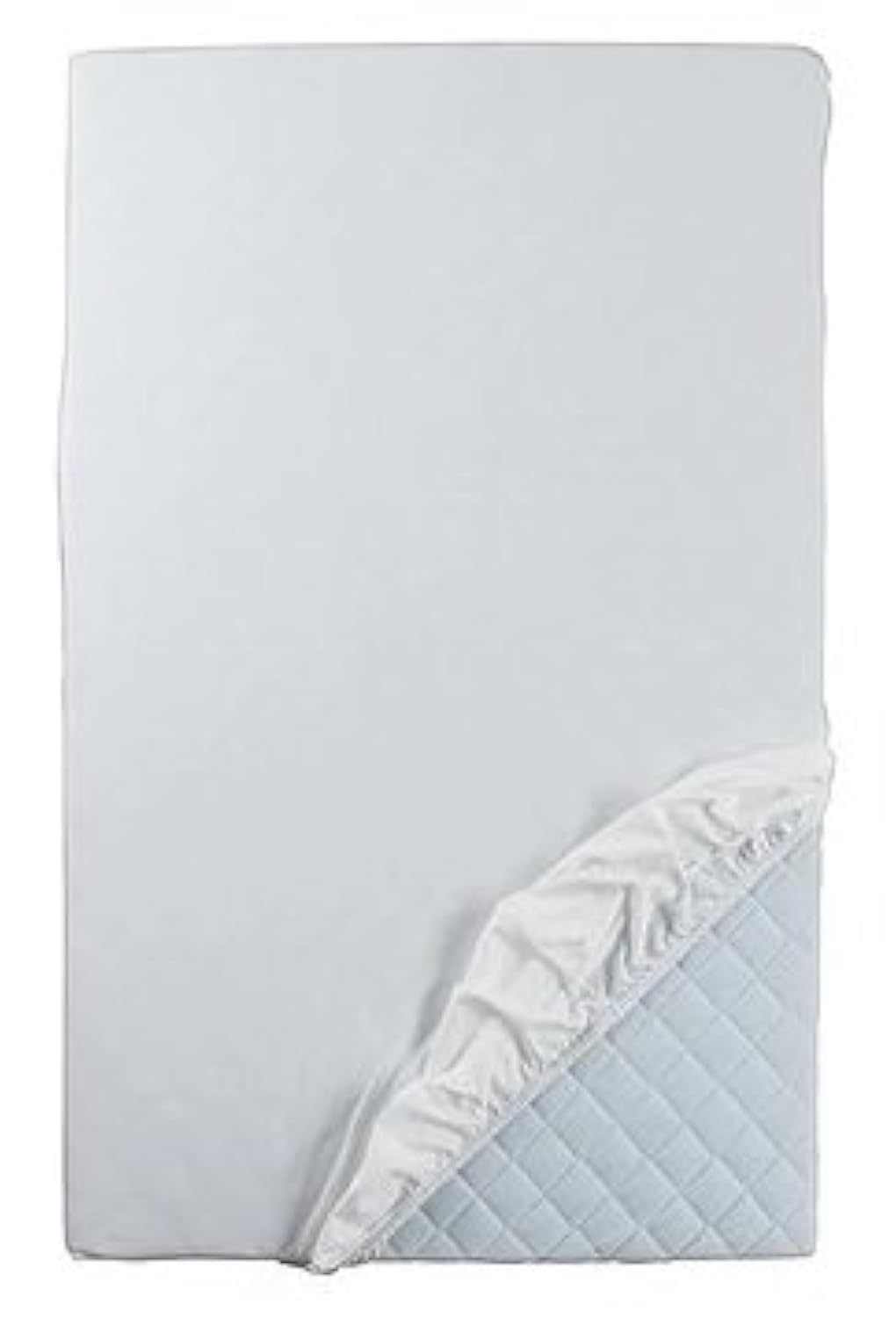 Sleep Factory by Zisa Dreams - Mattress Protector | Waterproof, Comfort Collection 100% Jersey Cotton Top - Queen Size, Up to 18” Depth, White