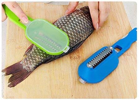 LOAZRE Fast Cleaning Fish Skin Steel Brush Descaler (Set of 2)