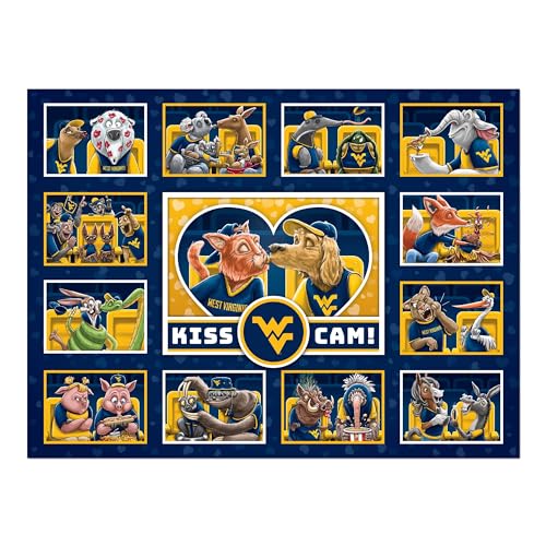 Image of YouTheFan NCAA West Virginia Mountaineers inchKiss Cam inch 500 Puzzle