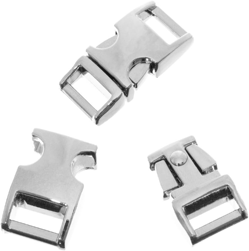 Assorted Side Release Buckles - Offered in Multiple Pack Sizes - Great for Paracord Bracelets, Clips, Snaps, No Sewing Needed