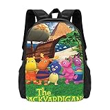 Pobecan The Anime Backyardigans Backpack Large Capacity Leisure Travel Backpack Book Bag Outgoing Daypack 12.5x5.5x16.5 inch