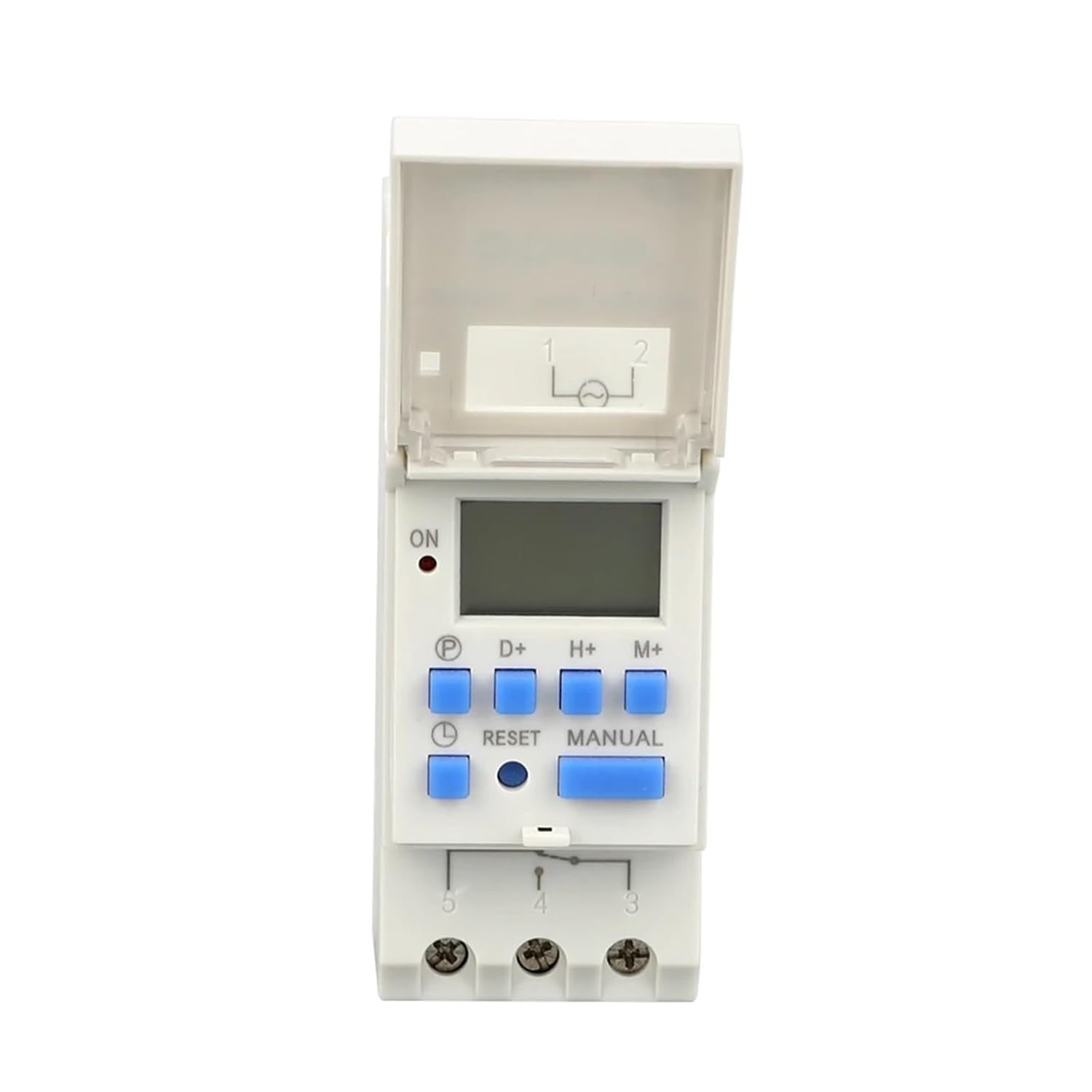 Digital White Electronic timers, Timer Switch 110V Timer Switch with 10 Times on/Off per Day/Weekly