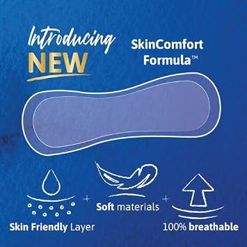 TENA Intimates Ultra Thin Light Pads Regular 30 Count (Pack of 3)