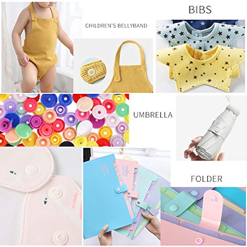 Eutenghao 1440Pcs Plastic Snap Buttons No-Sew Snap Fasteners T5 Snaps With Snaps Pliers Kit For Clothing Sewing,Rain Coat,Bibs,Clothes Crafting(24 Colors,360Sets) #TOP3