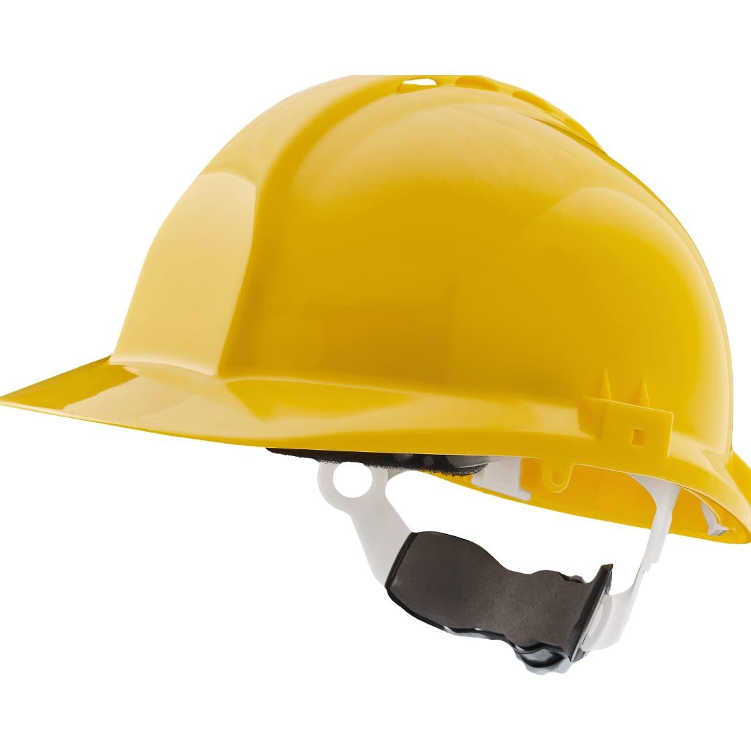 Centurion 1125 Euro Yellow Hard Hat - Full Peak - Wheel Ratchet - Vented