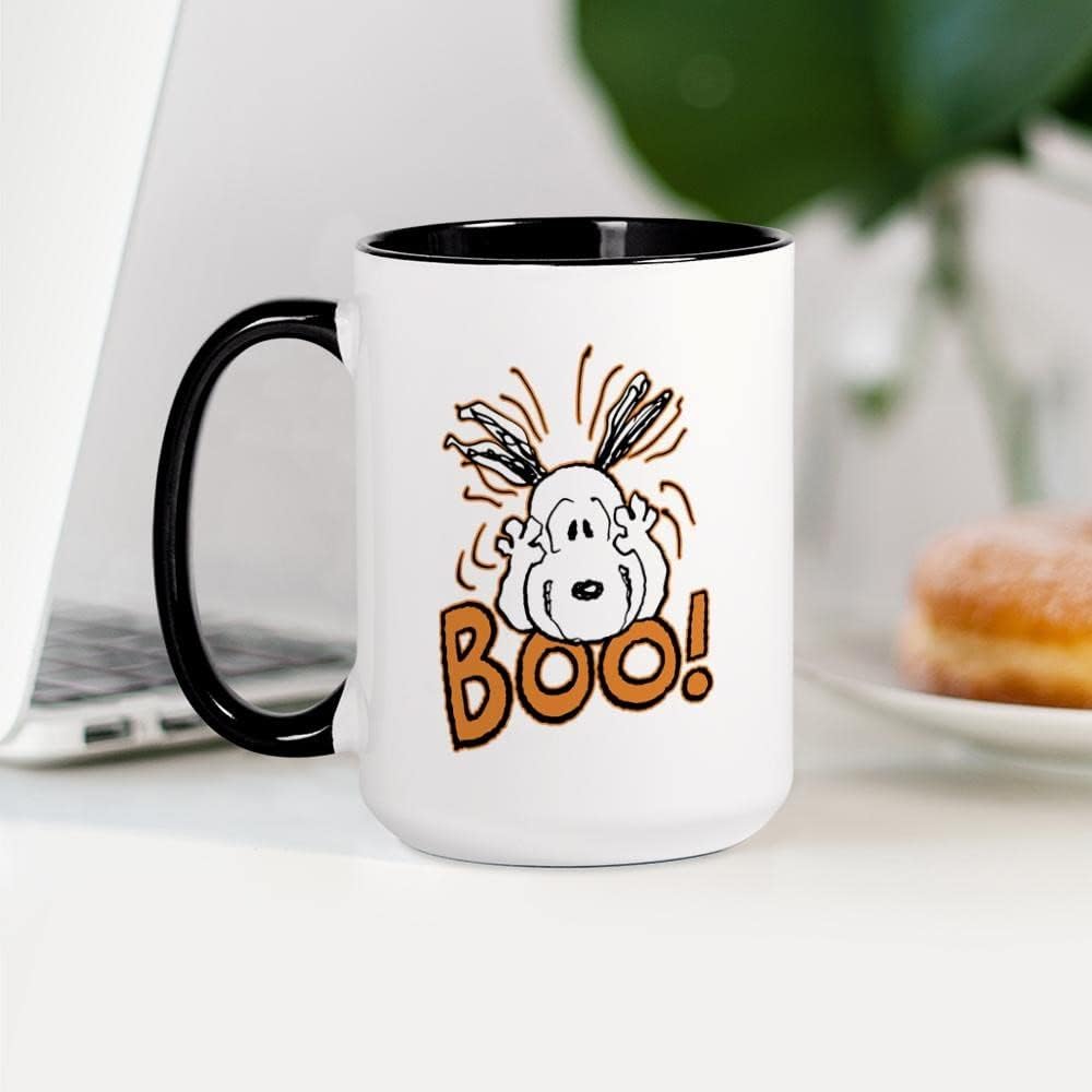 CafePress Peanuts Halloween Mugs 15 oz (444 ml) Ceramic Coffee Mug