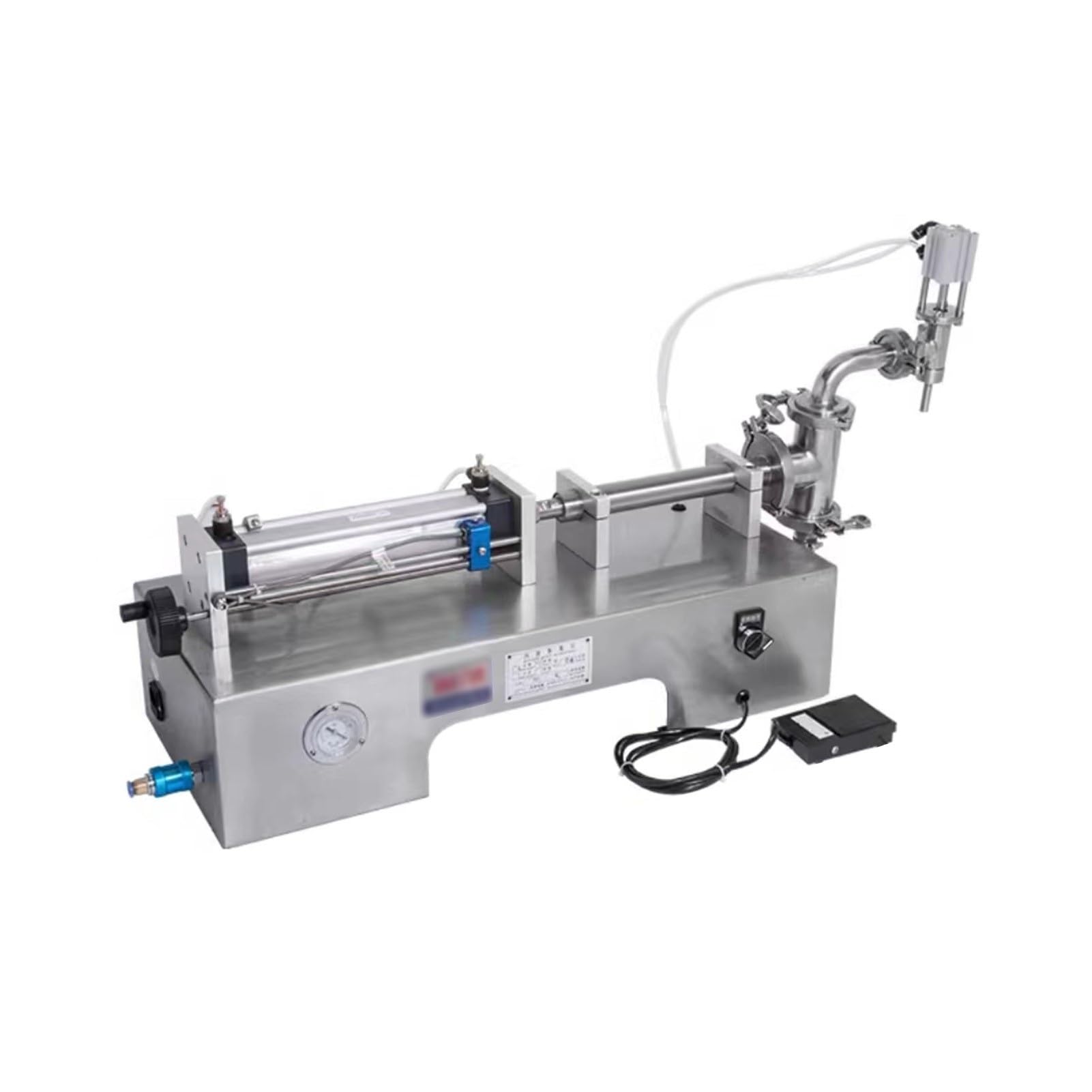 Liquid Filling Machine,Automatic Bottle Filler Horizontal for Liquid,Stainless Steel,Electric Pneumatic,10-30 Bottles/Min,Dispenser for Various Liquids(30-300Ml)