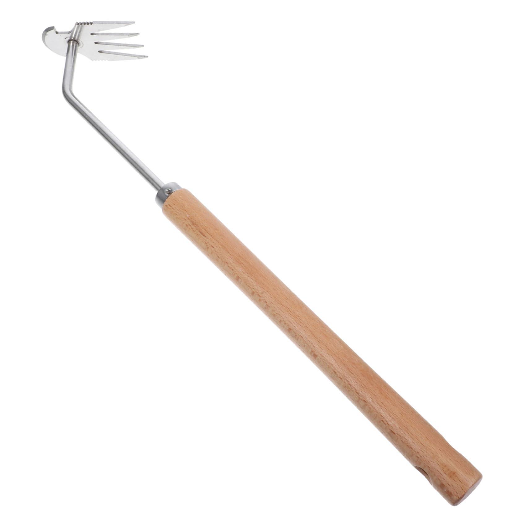BESPORTBLE 3pezzi Estirpatore Manuale Professionale Acciaio Inossidabile per Giardinaggio Strumento Ergonomico per Rimozione Erbacce con Manico per Cortili e Giardini