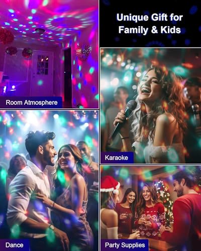 HVD Sound Activated Party Lights with Remote Control, RGB Disco Ball - Image 8