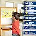 Kids Calendar Visual Schedule Autism – Premium Durable Plastic – Calendar Pocket Chart – Special Education Classroom Must Have – Autism Learning Materials (English)