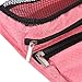 RiToEasysports Sports Accessories Bag, Premium Oxford Cloth Wear Tear Proof Storage Pouch for 10-15 Balls 3-5 Divot Tools 10 Tees 3 Gloves, with Phone Pocket and Internal Compartments, for Golf (Pink)