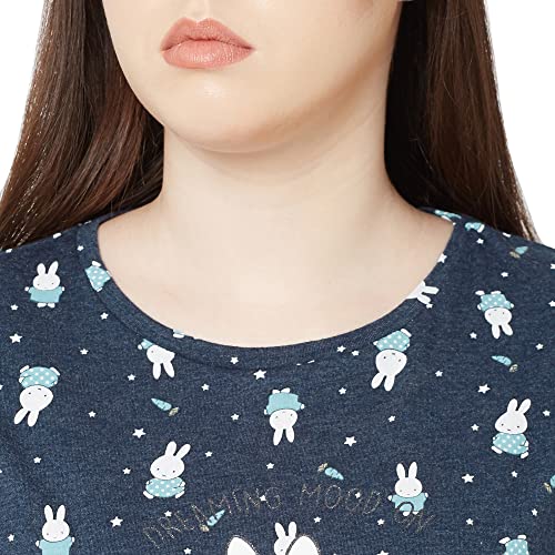 Image of Sweet Dreams Women's Cotton Printed Night Suit Set