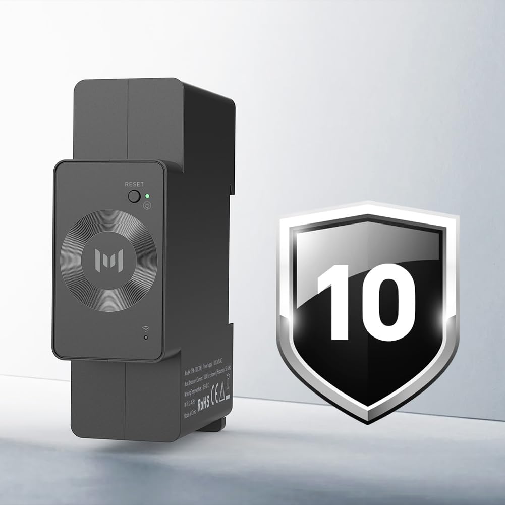 Marstek Venus D CT002 Compteur Intelligent Triphasé : Compteur intelligent pour installations triphasées ou monophasées, 0% TVA, Supporte le WLAN, Bluetooth, Prêt pour le photovoltaïque, Ajustement