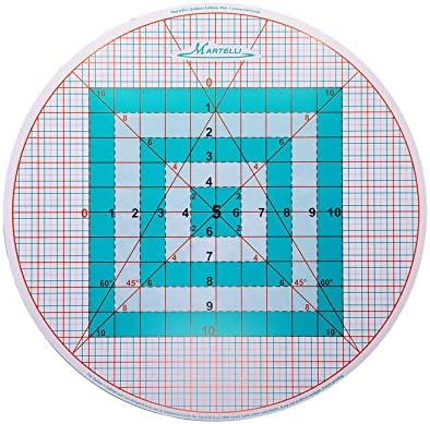 Martelli 17 Inch Cutting Mat - For use with the Martelli Round-About Turn Table